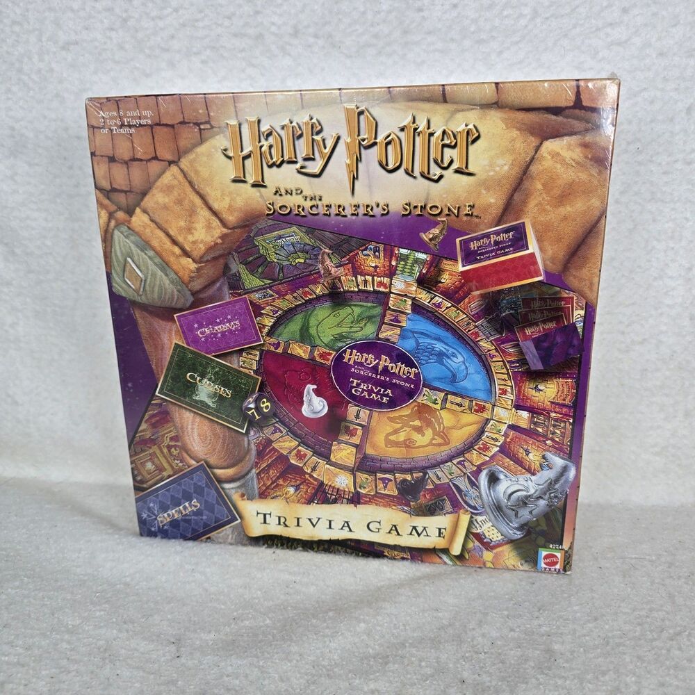 Vintage 2000 Harry Potter And The Sorcerers Stone Trivia Game - NIB & SEALED